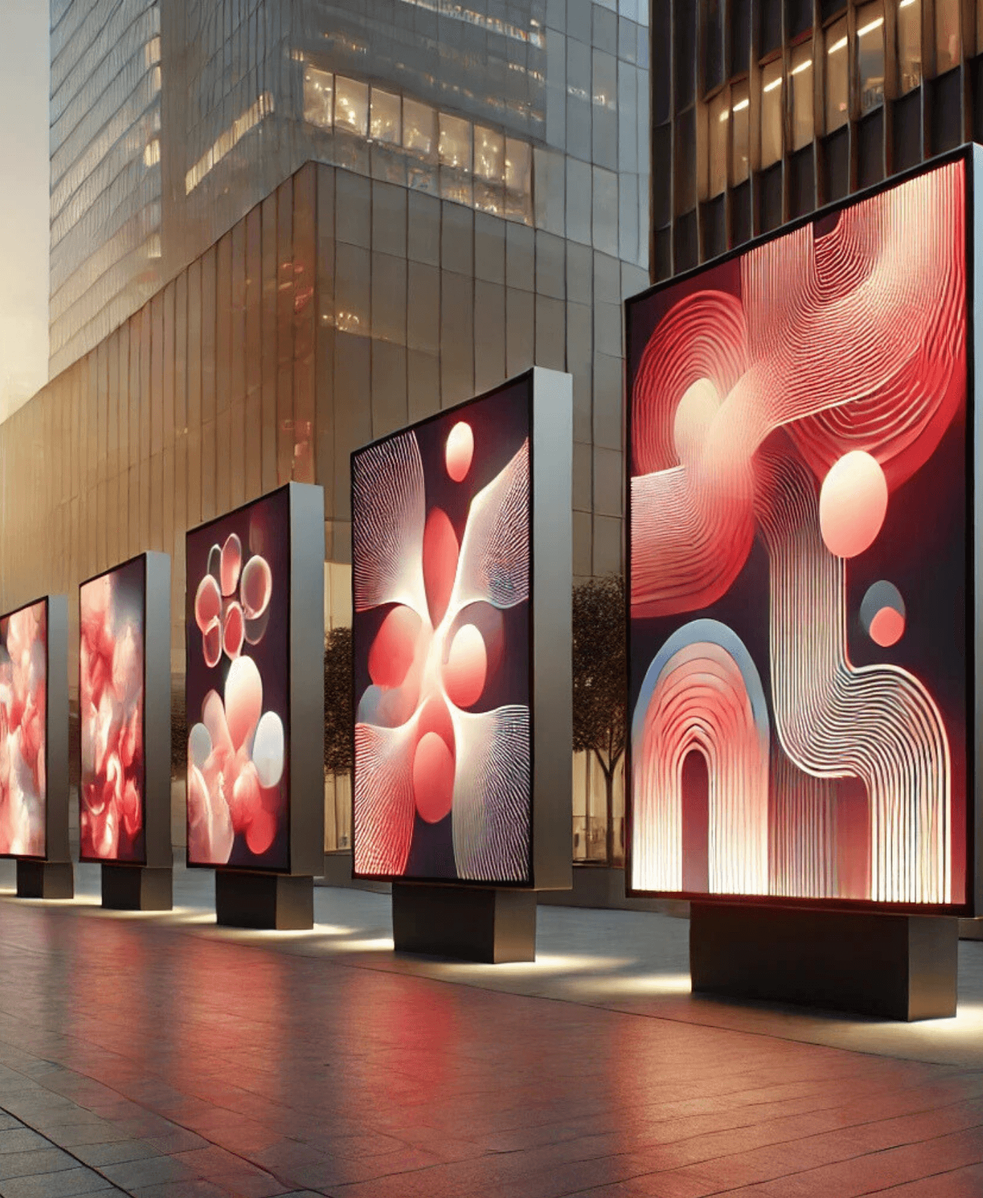 Pantallas LED exteriores de gran formato