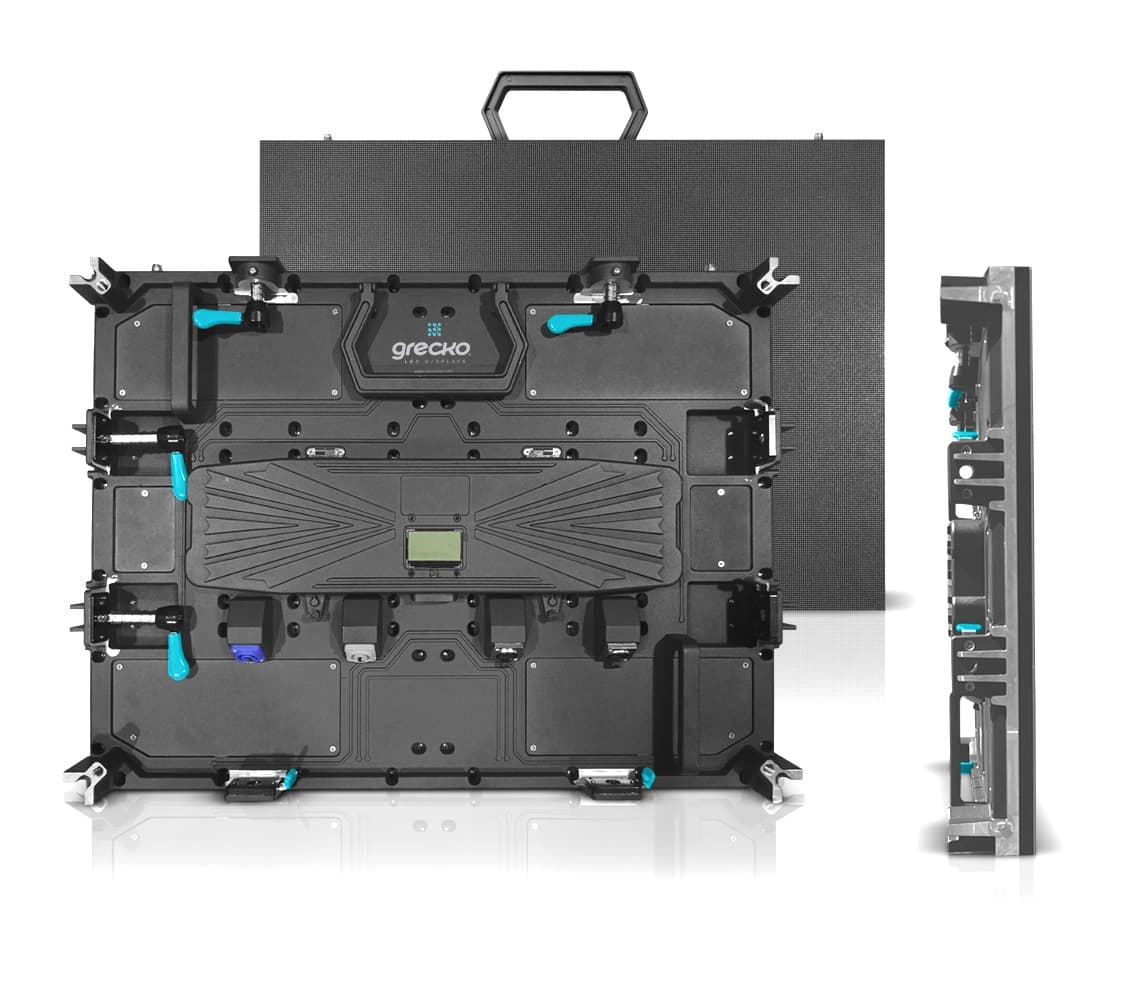 Escenario exterior con paneles LED modulares